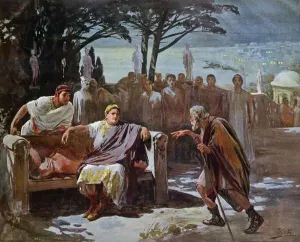 Chilon Accusing the Christians of Starting the Fire in Rome Chilon Accusing the Christians of Starting the Fire in Rome