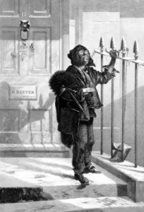Chimney Sweep on the Morning Call, 1853 (engraving) Chimney Sweep on the Morning Call, 1853 (engraving)