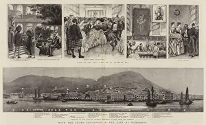With the China Squadron in the East, at Hongkong (engraving) With the China Squadron in the East, at Hongkong (engraving)