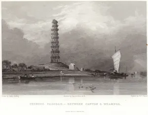 Chinese pagodah between Canton and Whampoa (engraving) Chinese pagodah between Canton and Whampoa (engraving)