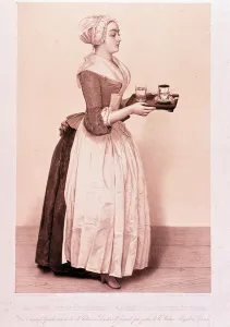 The chocolate maker of Vienna, 19th century (lithography) The chocolate maker of Vienna, 19th century (lithography)