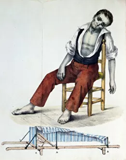 Anatomy & Medical Conditions Gallery: Cholera Morbus, from Relacao, Historica, Statistica e Medica da Cholera-Morbus'
