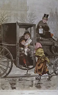 Please choose, illustration from Le Monde Illustre, c Please choose, illustration from Le Monde Illustre, c