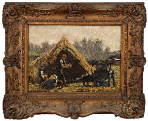 Impasto Gallery: Chopping Beet, c.1880 (oil on canvas)