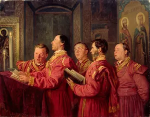 Choristers in the Church, 1870 (oil on canvas) Choristers in the Church, 1870 (oil on canvas)