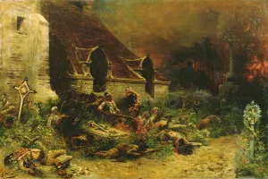 The Chouans defending their dead, 1902 (oil on canvas) The Chouans defending their dead, 1902 (oil on canvas)