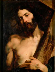 Christ bearing the Cross Painting by Antony Van Dyck (1599-1641) 1619 approx. Sun Christ bearing the Cross Painting by Antony Van Dyck (1599-1641) 1619 approx. Sun