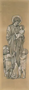 Christ Blessing the Little Children, 1892-93 (black & white chalks on paper) Christ Blessing the Little Children, 1892-93 (black & white chalks on paper)