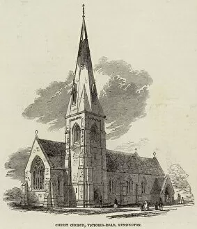Victoria Road Gallery: Christ Church, Victoria-Road, Kensington (engraving)