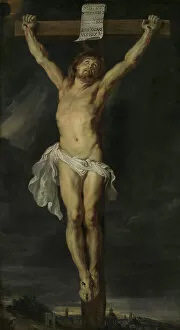 Ominous Gallery: Christ on the Cross (oil on canvas)