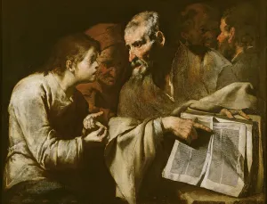 Christ Disputing with the Doctors (oil on canvas) Christ Disputing with the Doctors (oil on canvas)