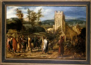 Christ entering Jerusalem, 1551-1600 (oil on canvas) Christ entering Jerusalem, 1551-1600 (oil on canvas)