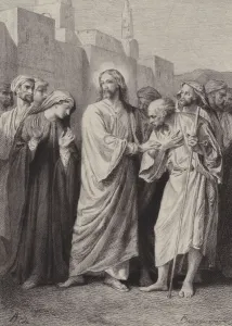 Christ foretelleth the Destruction of the Temple (engraving) Christ foretelleth the Destruction of the Temple (engraving)