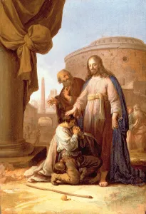 Christ and the Rich Young Ruler, 1640 (oil on panel) Christ and the Rich Young Ruler, 1640 (oil on panel)