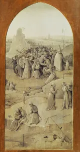 Christ on the Road to Calvary, from the Temptation of St Christ on the Road to Calvary, from the Temptation of St