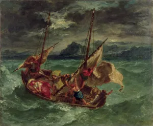 Christ on the Sea of Galilee, 1854 (oil on canvas) Christ on the Sea of Galilee, 1854 (oil on canvas)