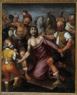Christ stripped of his garments (oil on canvas, c.1615)