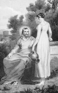 Christ and the Woman of Samaria, from The History and Life of Our Blessed Lord Christ and the Woman of Samaria, from The History and Life of Our Blessed Lord