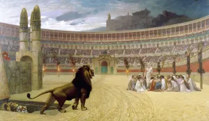 The Christian Martyrs Last Prayer, 1863-83 (oil on canvas) The Christian Martyrs Last Prayer, 1863-83 (oil on canvas)