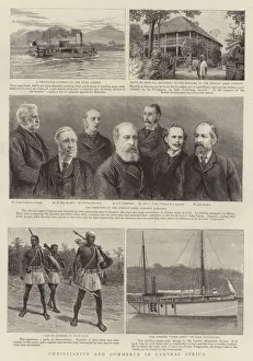Christianity and Commerce in Central Africa (engraving) Christianity and Commerce in Central Africa (engraving)