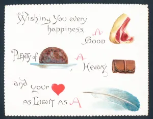 Christmas Fayre, Christmas Card (chromolitho) Christmas Fayre, Christmas Card (chromolitho)