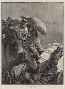 A Christmas Journey as we used to do it (engraving) A Christmas Journey as we used to do it (engraving)