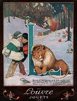 Santa Claus Gallery: Christmas toys. (Illustration, 1921)