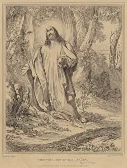 Christ's Agony in the Garden, Luke (engraving)