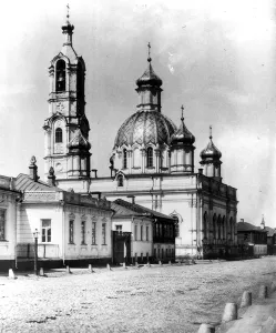 Church of the Dormition, Moscow, 1857 (b/w photo) Church of the Dormition, Moscow, 1857 (b/w photo)