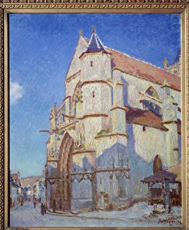The church of Moret, at night in 1894, 1894 (oil on canvas) The church of Moret, at night in 1894, 1894 (oil on canvas)