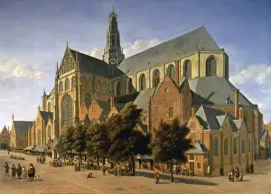Church of St. Bavo in Haarlem, 1666 (oil on panel) Church of St. Bavo in Haarlem, 1666 (oil on panel)