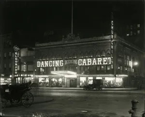 Churchill's Cabaret, Broadway at 49th Street, 1917 (b/w photo) Churchill's Cabaret, Broadway at 49th Street, 1917 (b/w photo)