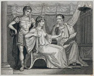 Cicero discovering the conspiracy of Catiline, 63 BC (engraving) Cicero discovering the conspiracy of Catiline, 63 BC (engraving)