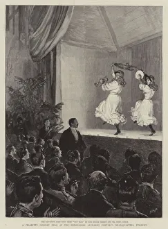 A Cigarette Concert held at the Honourable Artillery Company's Head-Quarters, Finsbury (engraving) A Cigarette Concert held at the Honourable Artillery Company's Head-Quarters, Finsbury (engraving)