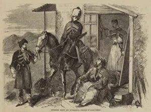 Circassian Chiefs and Attendants (engraving)