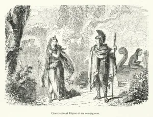 Circe recevant Ulysse et ses compagnons (engraving) Circe recevant Ulysse et ses compagnons (engraving)