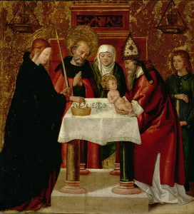 The Circumcision and The Presentation in the Temple, c.1535 (oil on panel) The Circumcision and The Presentation in the Temple, c.1535 (oil on panel)