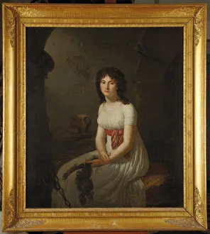 Citizen Tallien in a cell in La Force Prison, holding her cut hair, 1796 (oil on canvas) Citizen Tallien in a cell in La Force Prison, holding her cut hair, 1796 (oil on canvas)
