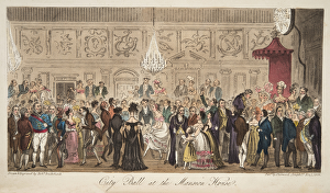 City Ball at the Mansion House, from The English Spy, pub City Ball at the Mansion House, from The English Spy, pub
