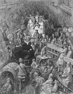 A City Thoroughfare, from London, a Pilgrimage, written by William Blanchard Jerrold A City Thoroughfare, from London, a Pilgrimage, written by William Blanchard Jerrold