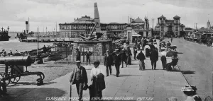 Clarence Pier and Esplanade, Southsea (b/w photo) Clarence Pier and Esplanade, Southsea (b/w photo)