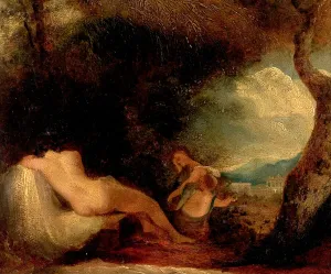 Classical Subject (Venus, Cupid, and Psyche) (oil on board) Classical Subject (Venus, Cupid, and Psyche) (oil on board)
