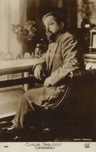 Claude Debussy, French composer (1862-1918) (b/w photo) Claude Debussy, French composer (1862-1918) (b/w photo)