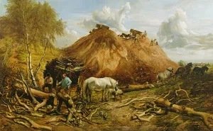 Clearing the Wood for the Iron Way, 1880 (oil on canvas) Clearing the Wood for the Iron Way, 1880 (oil on canvas)