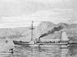 The Clermont, a boat built in 1807 by Robert Fulton (1765 - 1815 The Clermont, a boat built in 1807 by Robert Fulton (1765 - 1815