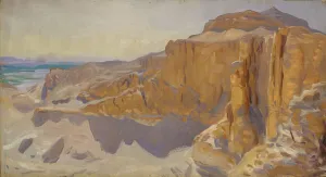 Cliffs at Deir el Bahri, Egypt, 1890-91 (oil on canvas) Cliffs at Deir el Bahri, Egypt, 1890-91 (oil on canvas)