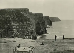 Cliffs of Moher, a Striking Coast Scene (b/w photo) Cliffs of Moher, a Striking Coast Scene (b/w photo)