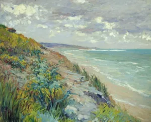 Cliffs by the sea at Trouville (oil on canvas) Cliffs by the sea at Trouville (oil on canvas)
