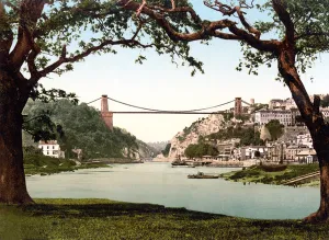 Clifton Suspension Bridge (hand-coloured photo) Clifton Suspension Bridge (hand-coloured photo)
