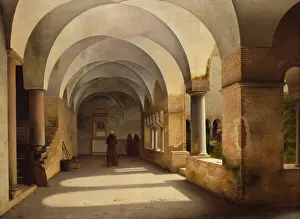The Cloisters, San Lorenzo fuori le mura, 1824 (oil on canvas) The Cloisters, San Lorenzo fuori le mura, 1824 (oil on canvas)